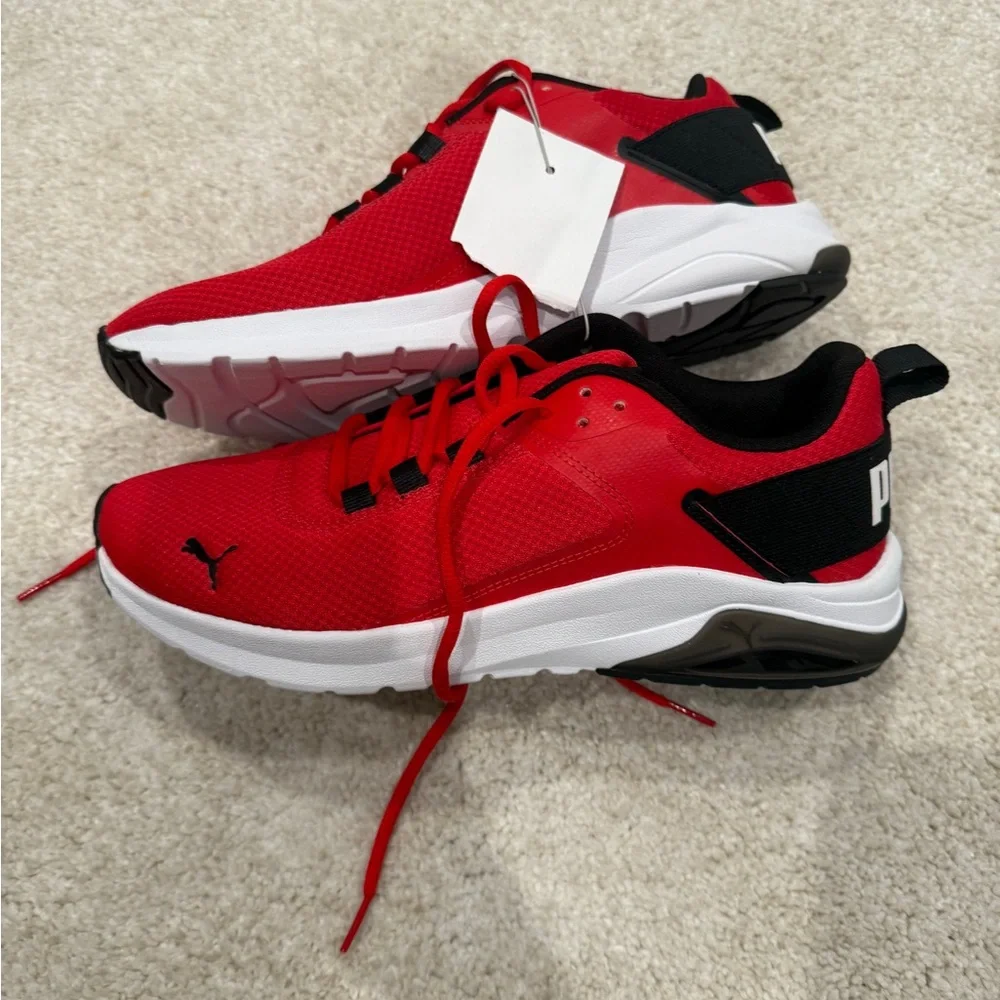PUMA Electron E Mens Sneaker DM US High Risk RedBlack - Picture 4 of 8